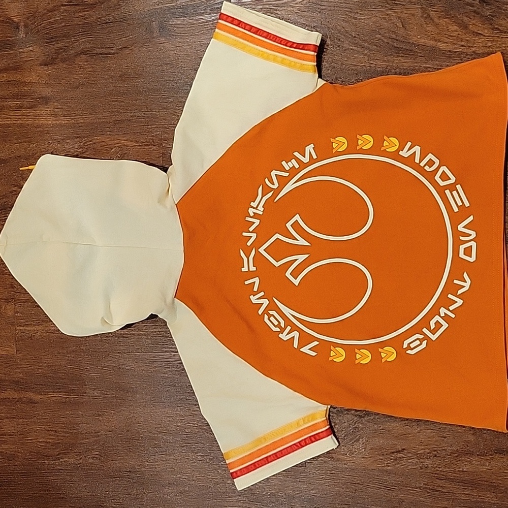 Star WarsRebel Alliance Cropped Short Sleeve Hoodie By Heroes And Villians - Picture 6 of 12